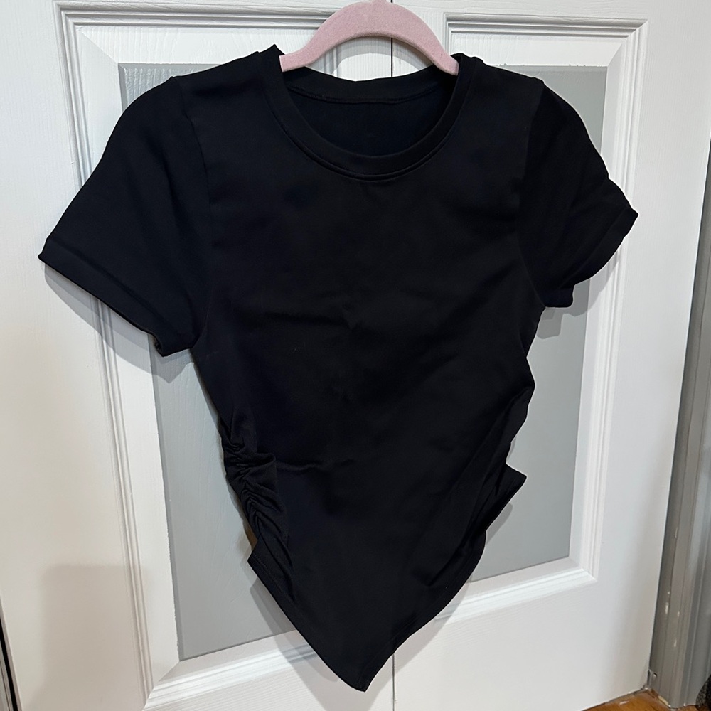 NWOT Asymmetrical Short Sleeve Shirt